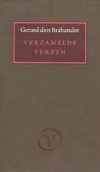 Verzamelde verzen - G. den Brabander (ISBN 9789028205666)