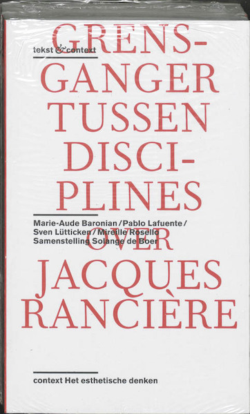 Jacques Ranciere set a 2 ex - J. Ranciere (ISBN 9789078088165)