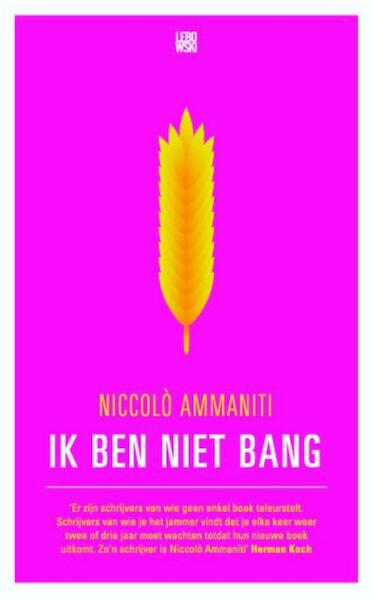 Ik ben niet bang - Niccolò Ammaniti (ISBN 9789048808649)