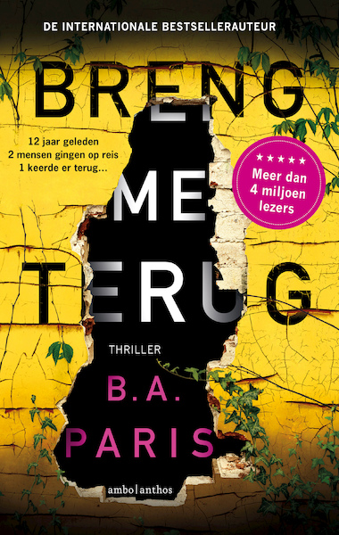 Breng me terug - B.A. Paris (ISBN 9789026347634)