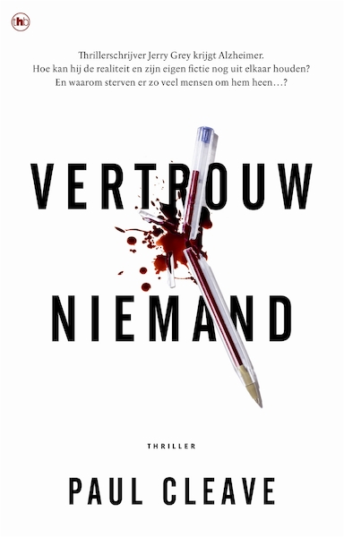 Vertrouw niemand - Paul Cleave (ISBN 9789044349863)