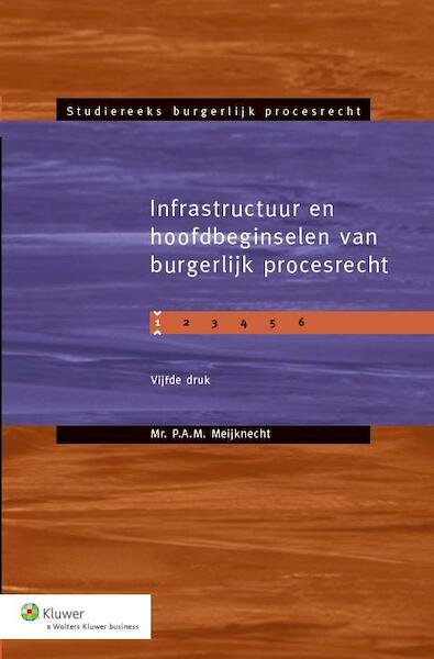 Infrastructuur en hoofdbeginselen van burgerlijk procesrecht - P.A.M. Meijknecht (ISBN 9789013117189)