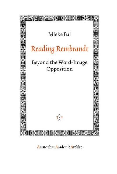 Reading Rembrandt - Mieke Bal (ISBN 9789048504145)
