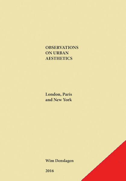 Observations on Urban Aesthetics - Wim Denslagen (ISBN 9789087596385)