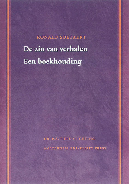 De Zin van Verhalen - R. Soetaert (ISBN 9789048507658)