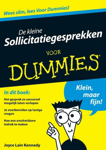 De kleine sollicitatiegesprekken - Joyce Lain Kennedy (ISBN 9789043031509)