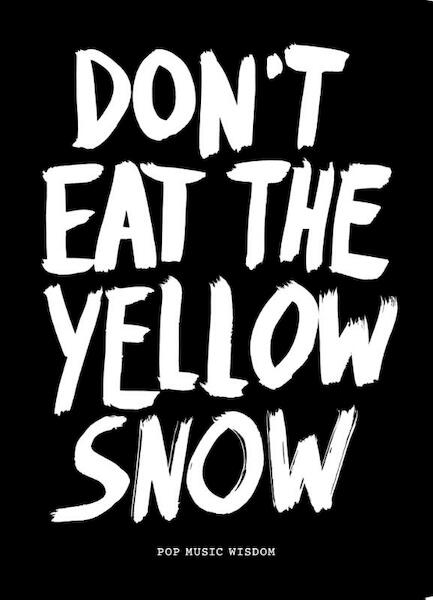 Don't eat yellow snow - Marcus Kraft (ISBN 9789063692889)