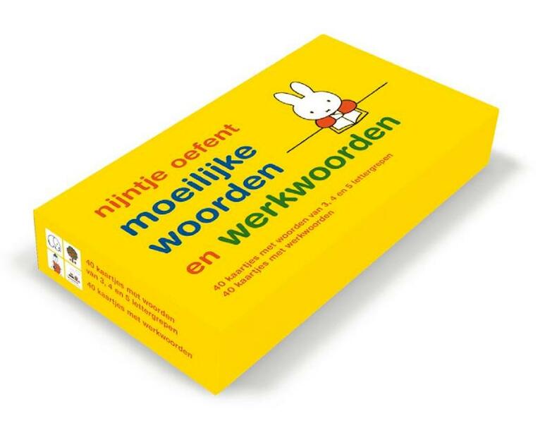 oefenkaartjes nijntje oefent moeilijke woorden - Dick Bruna (ISBN 9789056476380)