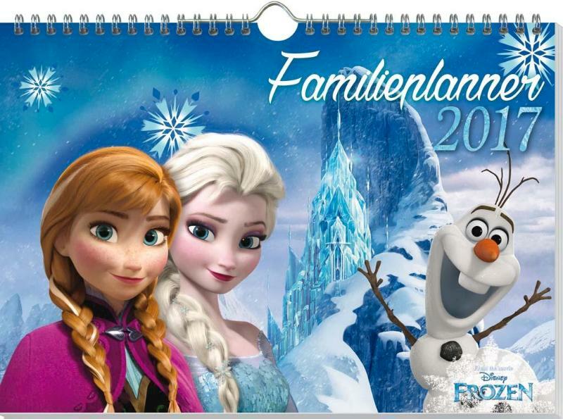 FAMILIEPLANNER 2017 FROZEN / 1X12,50 - (ISBN 8712048297466)